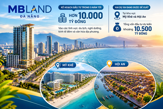 MBLand Đà Nẵng dự kiến đầu tư hơn 10.000 tỷ đồng phát triển du lịch