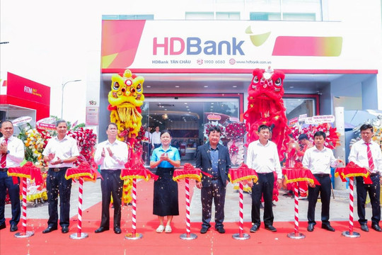 HDBank Tân Châu mở rộng không gian phục vụ trong nhịp phát triển mới của địa phương