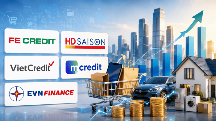 Bức tranh tài chính tiêu dùng nửa đầu 2026 tiếp tục phân hóa