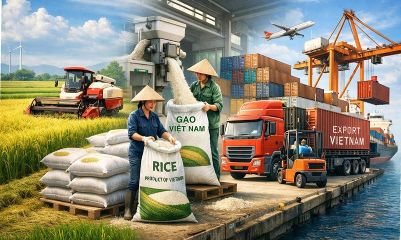Doanh nghiệp bắt tay nâng tầm thương hiệu gạo Việt xuất khẩu