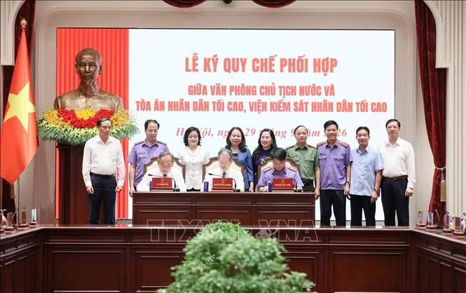 Tăng cường phối hợp tham mưu, phục vụ hoạt động của Tổng Bí thư, Chủ tịch nước