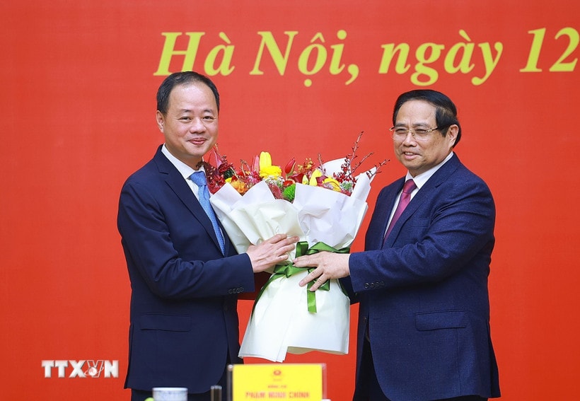 Thủ tướng trao Quyết định bổ nhiệm Chủ tịch Viện Hàn lâm Khoa học và Công nghệ Việt Nam