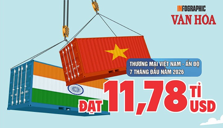 Việt Nam xuất siêu hơn 2,17 tỉ USD sang Ấn Độ sau 7 tháng